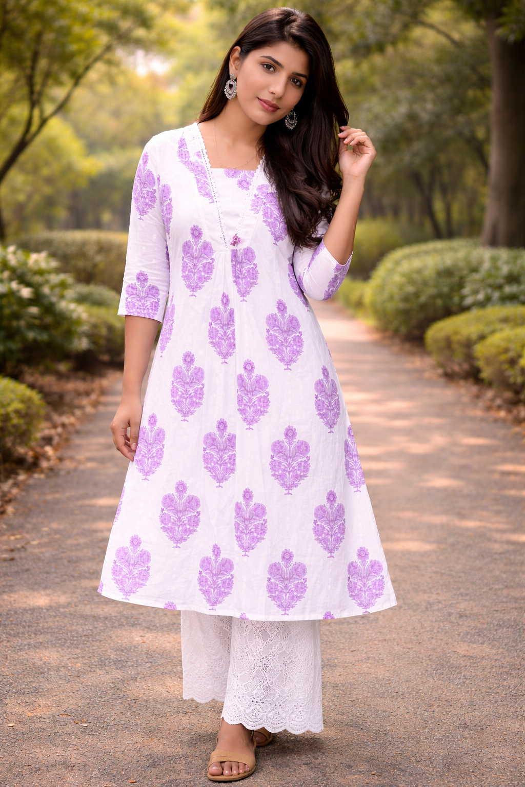Ivory Lavender Bloom