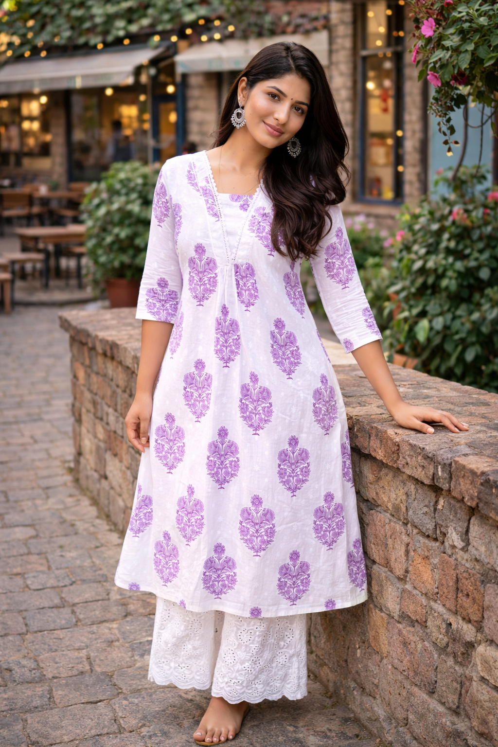 Ivory Lavender Bloom